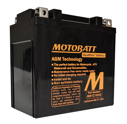 Battery Mbyz16hd Sealed Factory Activated