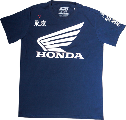 Honda Factory T Shirt Navy Lg