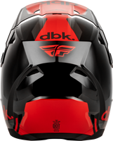 Kinetic Dbk Helmet Black/Red/Grey Md