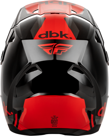 Kinetic Dbk Helmet Black/Red/Grey Md