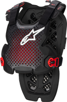 A 1 Chest Protector Anthracite/Black/Red  Xl/2x