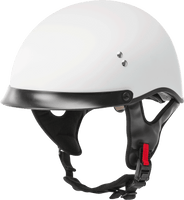 Hh 65 Half Helmet Full Dressed Matte White