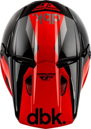 Kinetic Dbk Helmet Black/Red/Grey Md