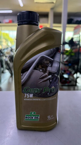 Rock Oil Gear Pro 75w Synthetic Trials Transmission Oil