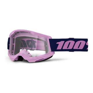 100% Strata 2 Purple MX Goggles