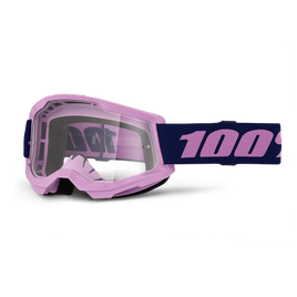 100% Strata 2 Purple MX Goggles