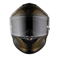 Daytona Viper Carbon Gold Full Face Motorcycle Helmet