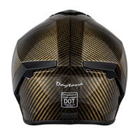Daytona Viper Carbon Gold Full Face Motorcycle Helmet