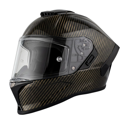 Daytona Viper Carbon Gold Full Face Motorcycle Helmet| Santa Clara Cycle