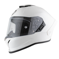 Dayton Viper White Full Face Motorcycle Helmet