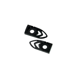 Zero XB KKE Racing Axle Block Chain Adjusters Black