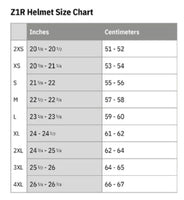 Z1R Warrant Full Face Helmet Flat Black
