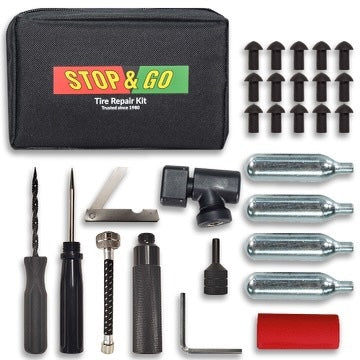 Pocket Tire Plugger Kit Plus Co2 Inflation - Santa Clara Cycle