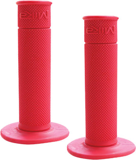 Mika Metals Grips 50/50 Waffle Red - Santa Clara Cycle