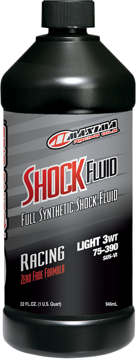 MAXIMA RACING OIL Synthetic Shock Oil - 3wt - 1 U.S. quart 50-57901