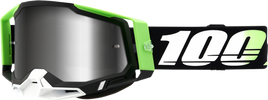 100% Racecraft 2 Goggles - Kalkuta - Silver Mirror 50010-00006 - Santa Clara Cycle