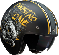 Z1R Saturn SM Helmet Trust No One Black/Yellow Small 0104-2853