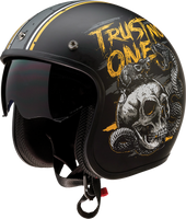 Z1R Saturn SM Helmet Trust No One Black/Yellow Small 0104-2853