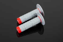 RENTHAL MX Dual Grips - Comfort - Soft/Firm - Red g209 - Santa Clara Cycle