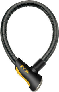 Rottweiler 8023l Armored Cable Lock Black/Yellow 7 Ft - Santa Clara Cycle