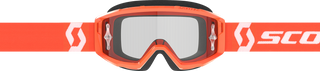 Scott Primal Goggle Orange/White Clear Works - Santa Clara Cycle