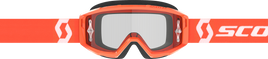 Scott Primal Goggle Orange/White Clear Works - Santa Clara Cycle