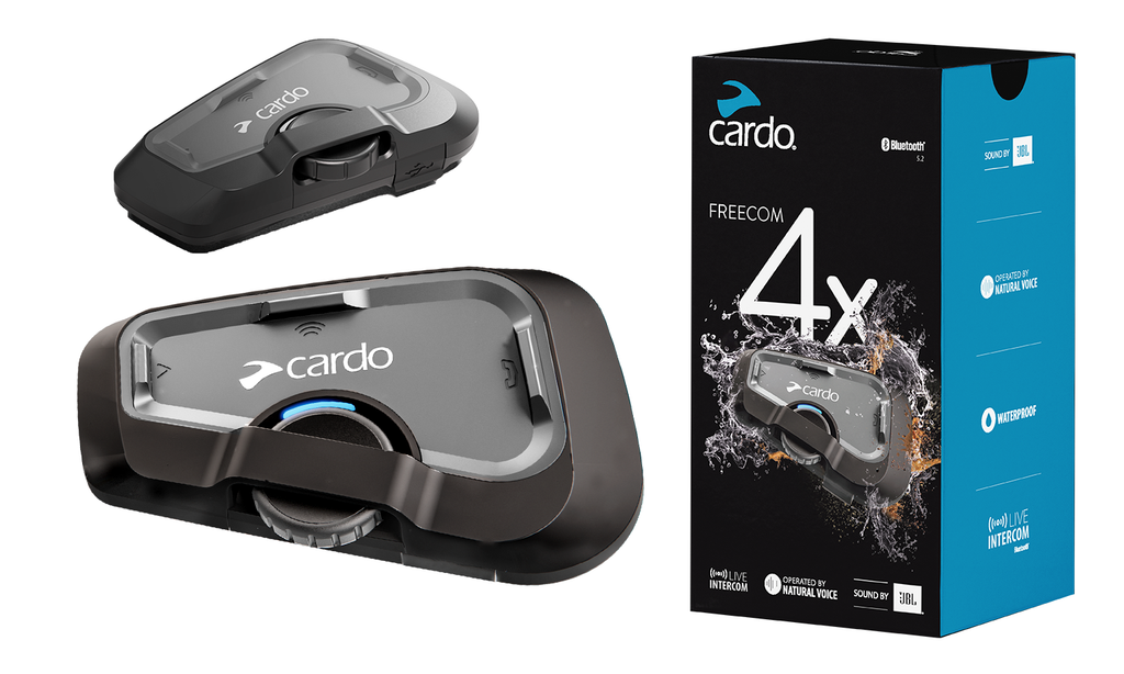 CARDO FREECOM 4x DUO Bluetooth Headsets *FREE Installation*