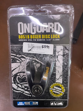 OnGuard Boxer 8051BLK 5.5mm Pin Disc Lock