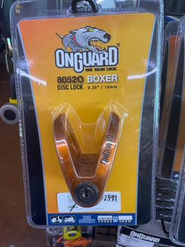 OnGuard Boxer 8052O Disc Lock Orange 10mm Pin