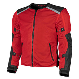 Noru Tabi Red/Black Mesh Motorcycle Jacket