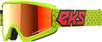 Flat Out Mirror Goggle Flo Ylw/Blk/Fire Rd Red Mirror