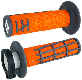 Emig 2.0   V2 Lock On Grip Orange/Graphite - Santa Clara Cycle