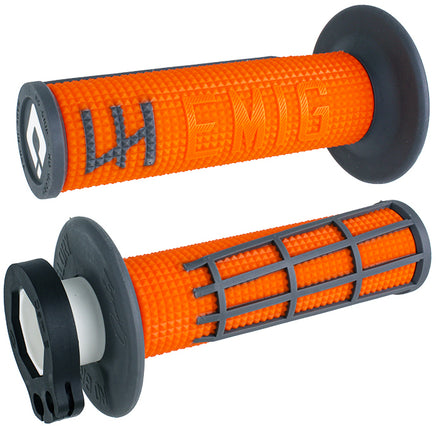 Emig 2.0   V2 Lock On Grip Orange/Graphite - Santa Clara Cycle