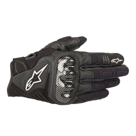 Alpinestars SMX-1 Air V2 Black Motorcycle Glove - Santa Clara Cycle