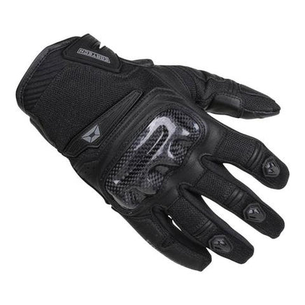 Cortech Sonic-Flo Black Glove - Santa Clara Cycle