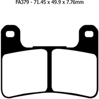 EBC FA379HH GSXR Motorcycle Brake Pads - Santa Clara Cycle-Store
