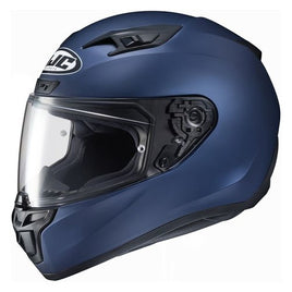 HJC I10 Solid Metallic Blue Motorcycle Helmet - Santa Clara Cycle