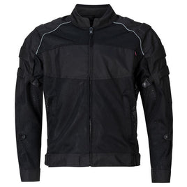 Noru Kaze Black Mesh Motorcycle Jacket - Santa Clara Cycle