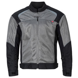 Noru Kuki Mesh Silver Motorcycle Jacket - Santa Clara Cycle