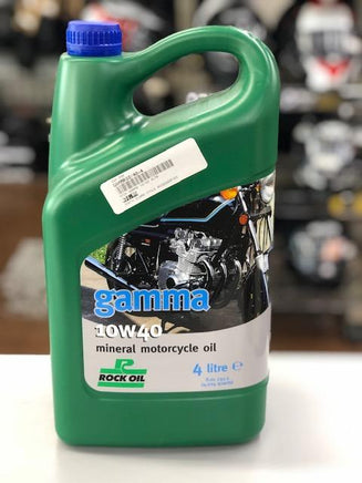 Rock Oil Gamma 10W40 Mineral Oil 4 Liter - Santa Clara Cycle-Store