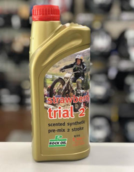 Rock Oil Strawberry Trial 2 Motorcycle Pre-Mix - Santa Clara Cycle