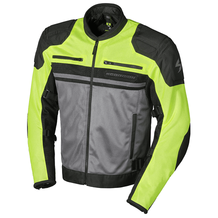 Scorpion Vortex Air Mesh Hi Viz Motorcycle Jacket - Santa Clara Cycle