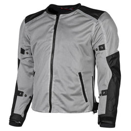 Noru Tabi Grey/Black Mesh Motorcycle Jacket - Santa Clara Cycle