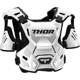 Thor Guardian White-Black MX Chest Protector - Santa Clara Cycle-Store